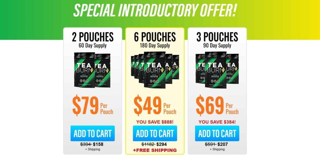 Tea Burn Price offer